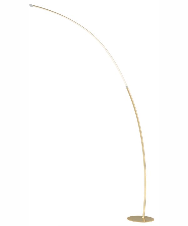 Monita 1-Light Led Arch Lamp Gold Discount