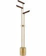 Jameson 1-Light Led 3-Light Floor Lamp Walnut Ab For Discount