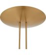 Marston 72   High 2-Light Floor Lamp - Aged Brass For Sale