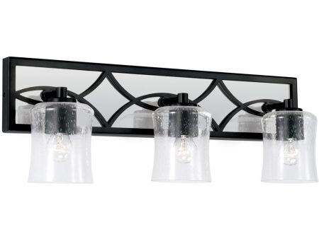 Avery 3-Light Vanity Matte Black Online