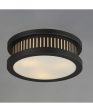 Oxford Outdoor 3-Light Flush Mount Black Supply