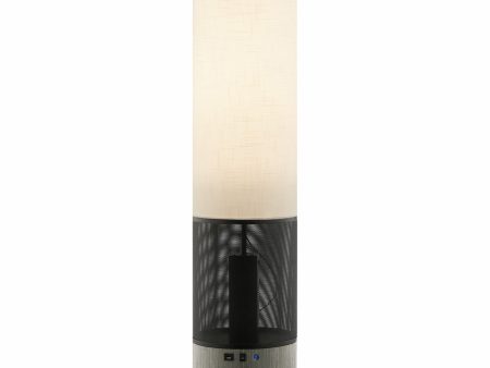 Sahirah 1-Light Floor Lamp With Wireless Speaker Discount