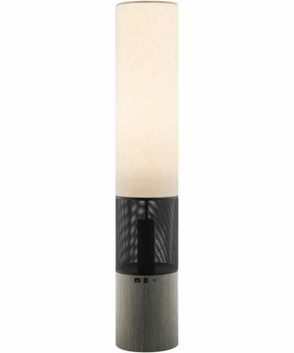 Sahirah 1-Light Floor Lamp With Wireless Speaker Discount