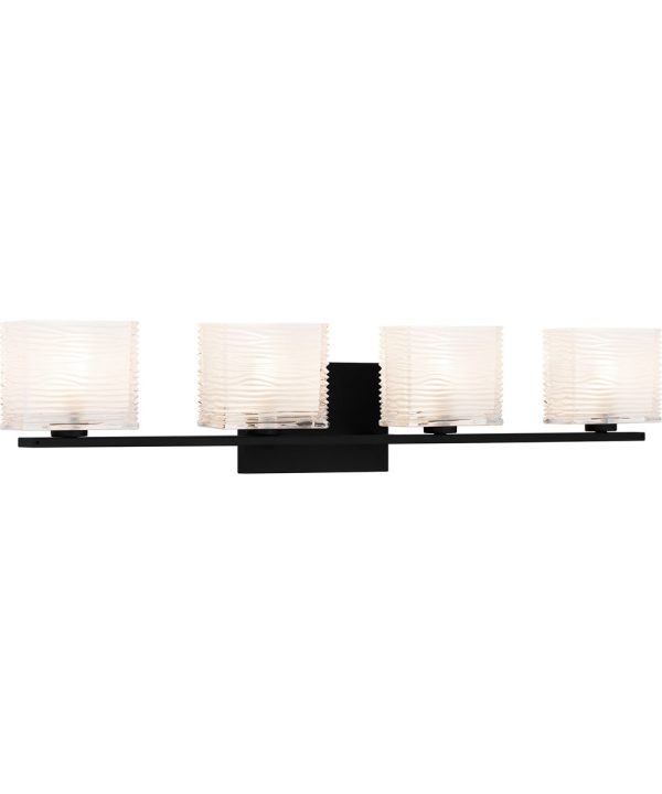 Westcap Extra Large 4-light Bath Light Matte Black For Discount