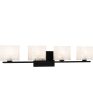 Westcap Extra Large 4-light Bath Light Matte Black For Discount