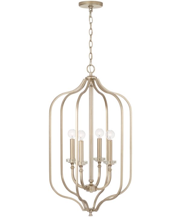 Breigh 4-Light Foyer Brushed Champagne Discount