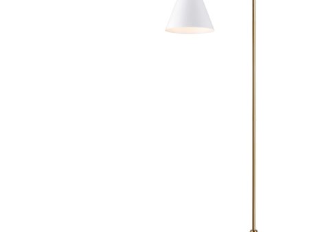 Tully 69   High 1-Light Floor Lamp - Matte White - Includes LED Bulb Online