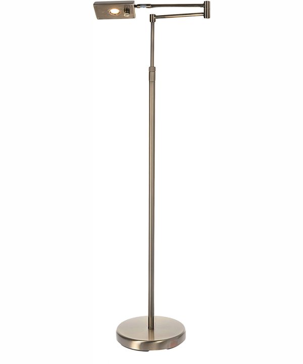 Pharma Collection 1-Light Led Floor Lamp Ab on Sale