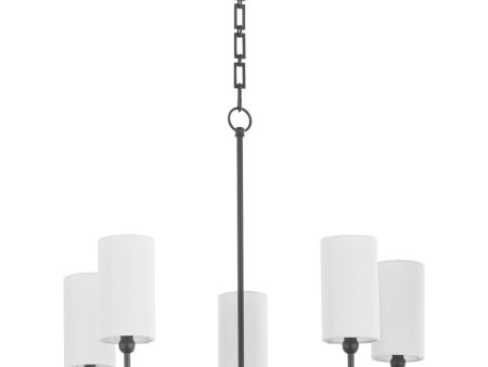 Tamara Day s Charlotte 5-light Chandelier Matte Black Cheap