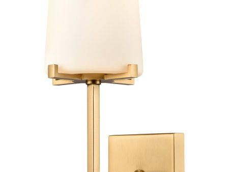 Votisse 5.5   Wide 1-Light Vanity-Light - Lacquered Brass Online