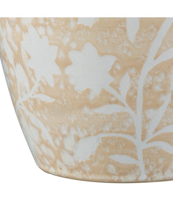 Yvonne Jar - Set of 2 Cream Glazed Supply