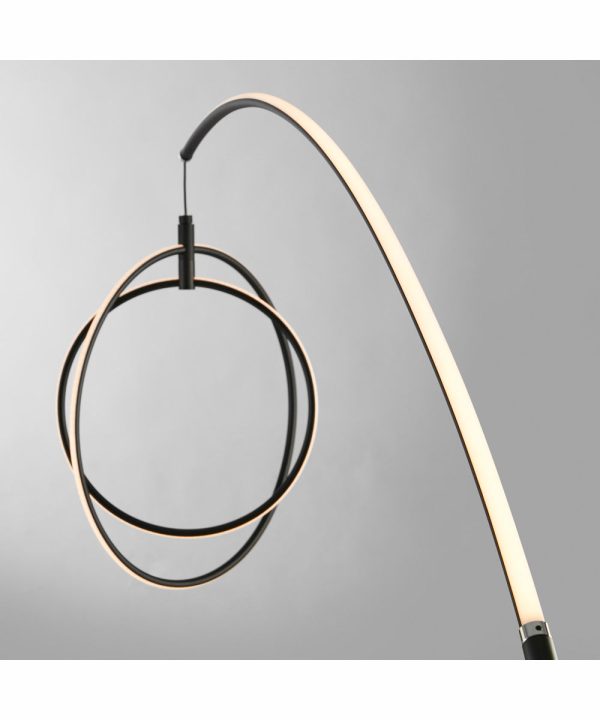 Monita Led Arch Lamp Black Sale