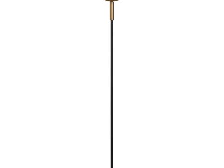 Addy 58   High 1-Light Floor Lamp - Aged Brass on Sale