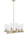 Tamara Day s Mercier 6-light Chandelier Aged Brass Online now