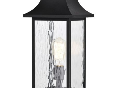 Austen 1-Light Outdoor Matte Black Cheap