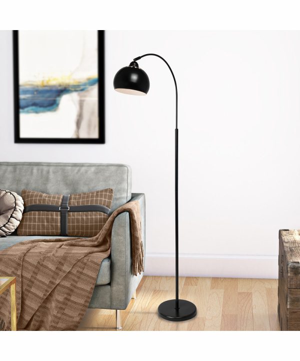 Palesa 1-Light Metal Floor Lamp Dark Bronze Online