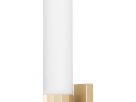 Sutton 1-Light Sconce Soft Gold Hot on Sale