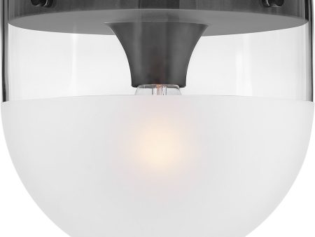 Beck 1-Light Small Flush Mount in Black Online now