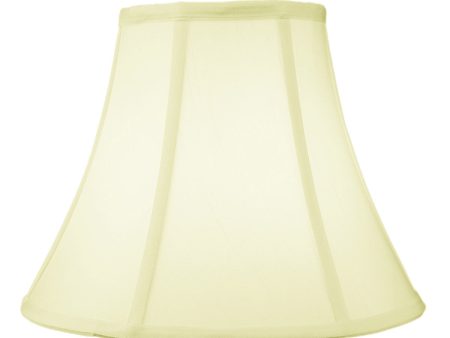 12 W x 10 H  SLIP UNO FITTER Egg Shell Shantung Bell Lampshade For Discount