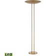 Marston 72   High 2-Light Floor Lamp - Aged Brass - Includes LED Bulb For Cheap