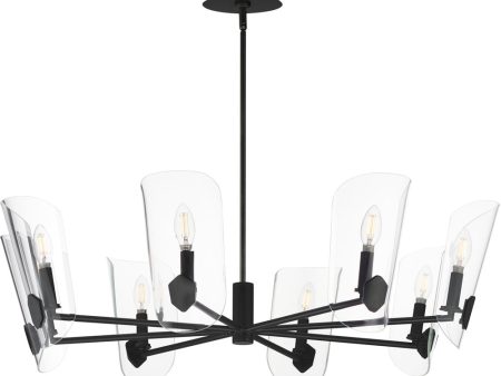 Armory 8-Light Chandelier Black Online now