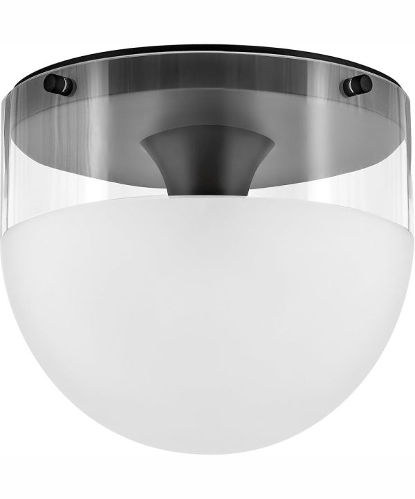 Beck 1-Light Small Flush Mount in Black Online now