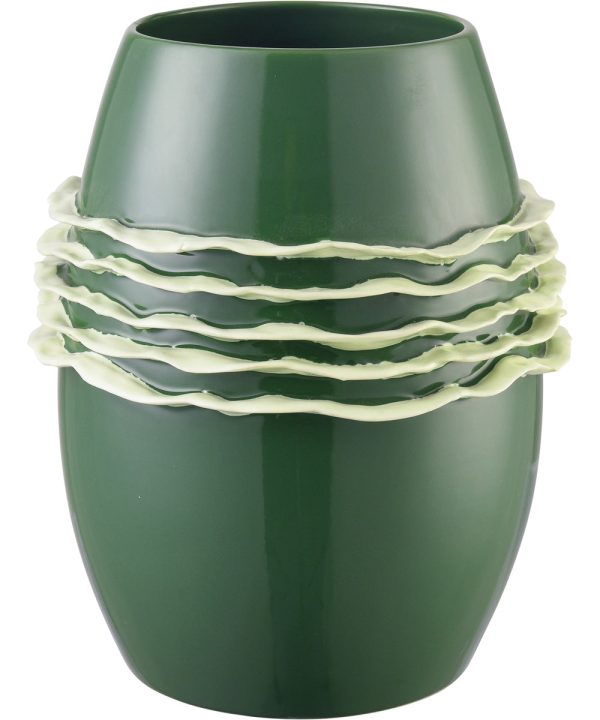 Algae Vase - Small Dark Green Online Sale