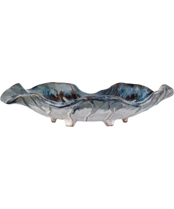 Mulry Charger - Prussian Blue Glazed Online now