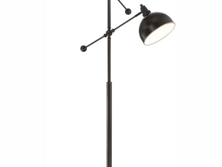 Cupola 2-Light 2-Light Metal Floor Lamp Dark Bronze For Cheap