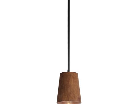 Carpenter 6.5 inch Mini Pendant Walnut   Black Online