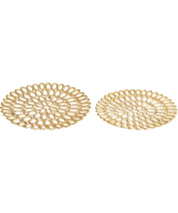 Regina Tray - Set of 2 Gold Fashion