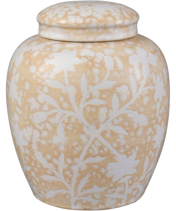 Yvonne Jar - Set of 2 Cream Glazed Supply