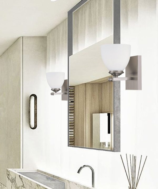 5 W Chapman 1-Light Sconce Matte Nickel Online now