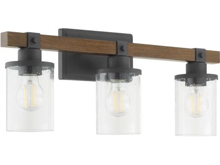 Alpine 3-light Bath Vanity Light Textured Black Walnut Online