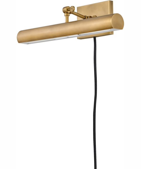 Stokes 2-Light Medium Accent Light in Heritage Brass Online Sale