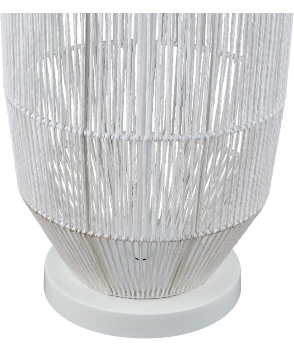 Husk 63   High 1-Light Floor Lamp - White Discount