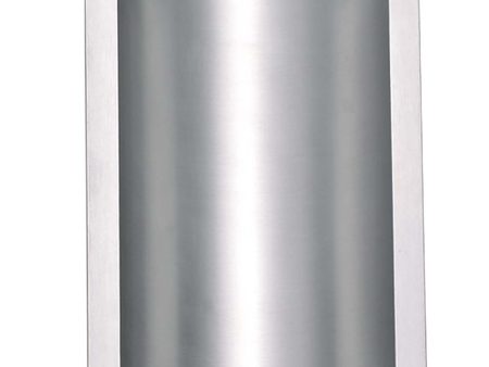 Alumilux Diverge 5 H 2-Light LED Outdoor Wall Sconce Light Fixture Satin Aluminum Finish by ET2 For Cheap