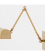 2-light Wall Mount Light Fixture Aged Brass Sale