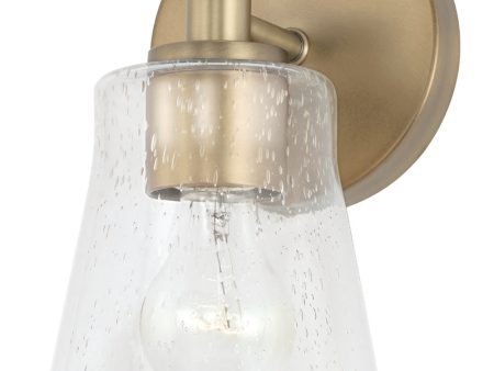 Baker 1-Light Sconce Aged Brass For Cheap