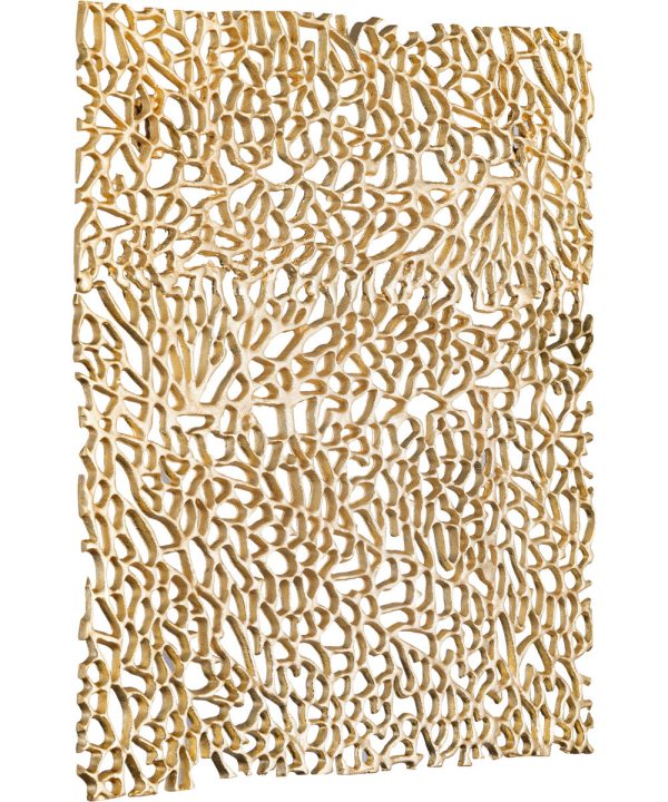 Mianus Dimensional Wall Art - Gold For Cheap