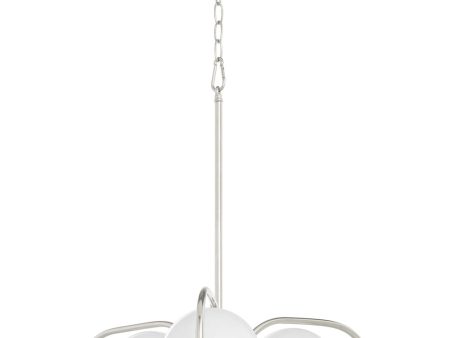 Belmont 3-light Chandelier Polished Nickel Hot on Sale