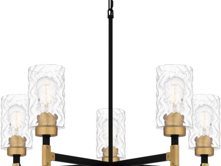 Carly 5-light Chandelier Matte Black Online