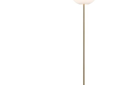 Orbital 69   High 1-Light Floor Lamp - Aged Brass - Includes LED Bulb Supply