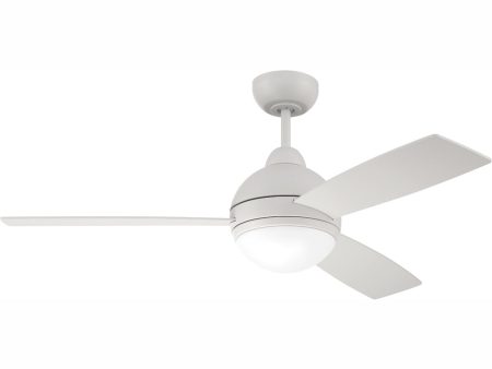 48  Keen 1-Light Ceiling Fan White Online Hot Sale