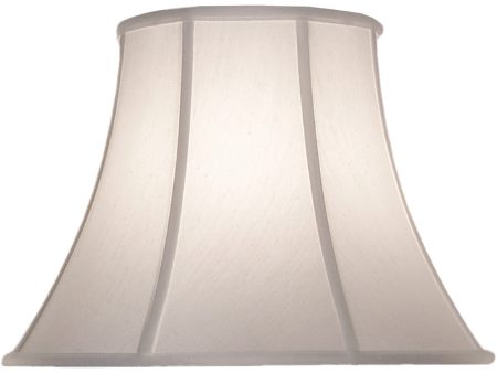 10x19x14 Pearl Supreme Satin Bell Softback Lampshade For Sale