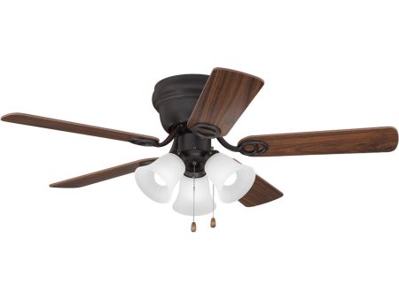 3-Light Ceiling Fan (Blades Included) Oil Rubbed Bronze Online now