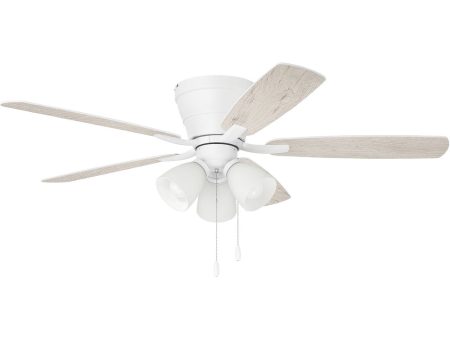 Wheeler 52 3-Light  3-Light Fan White For Discount