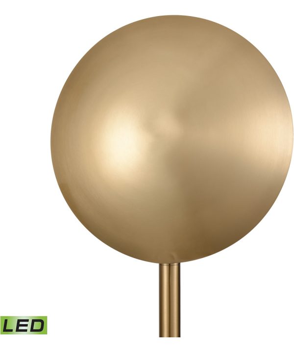 Addy 58   High 1-Light Floor Lamp - Aged Brass - Includes LED Bulb Sale