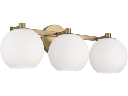 Ansley 3-Light Vanity Aged Brass Online