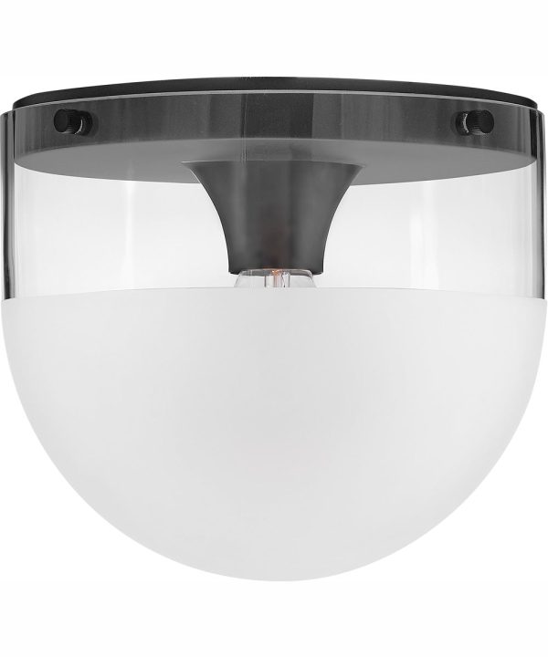 Beck 1-Light Small Flush Mount in Black Online now